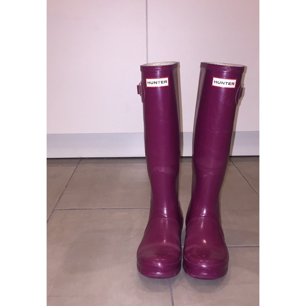 Hunter Original Gloss Tall - Violet